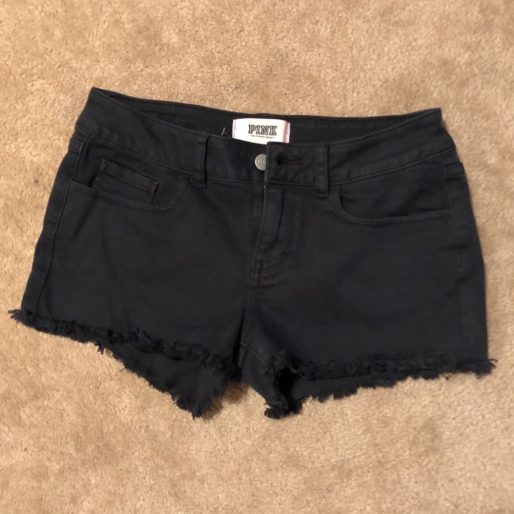 (PINK) NWOT Navy Cutoffs - Picture 2 of 5